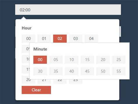 Datepicker version used. . Bootstrap 5 timepicker 24 hour format